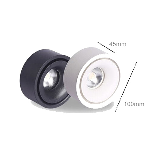 Spot LED Encastrable Rond - Lory Design Moderne Noir-6