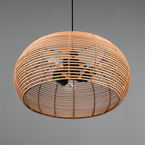 Suspension Rotin Luminaire