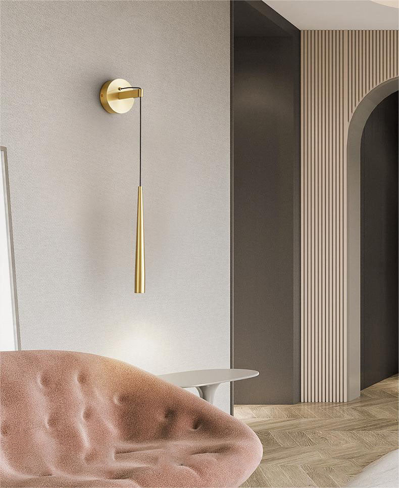 Wall Sconce - Conical Brass