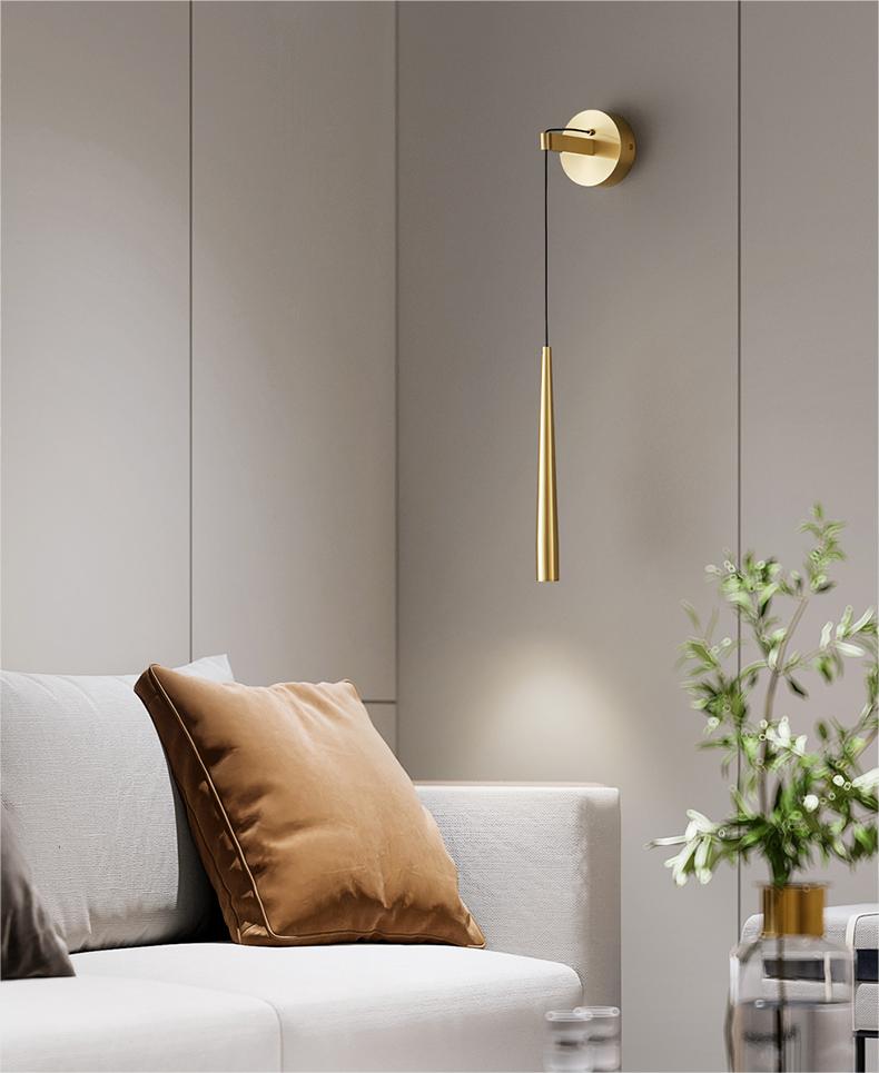 Wall Sconce - Conical Brass