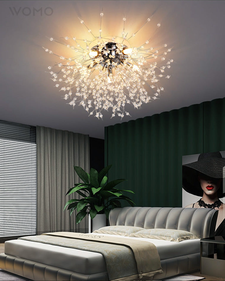 Dandelion Crystal Ceiling Light