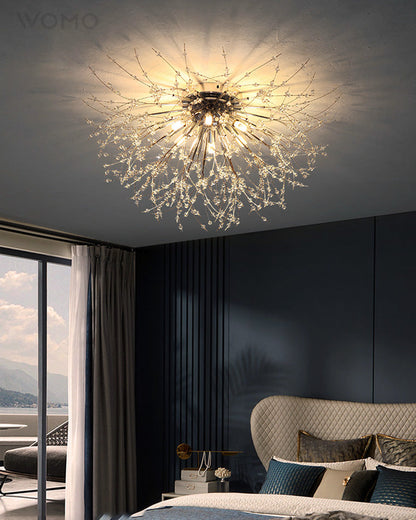 Dandelion Crystal Ceiling Light