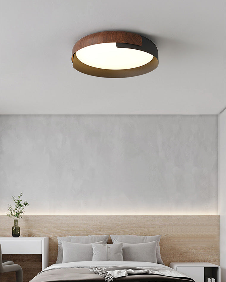 WalnutGlow Ceiling Light