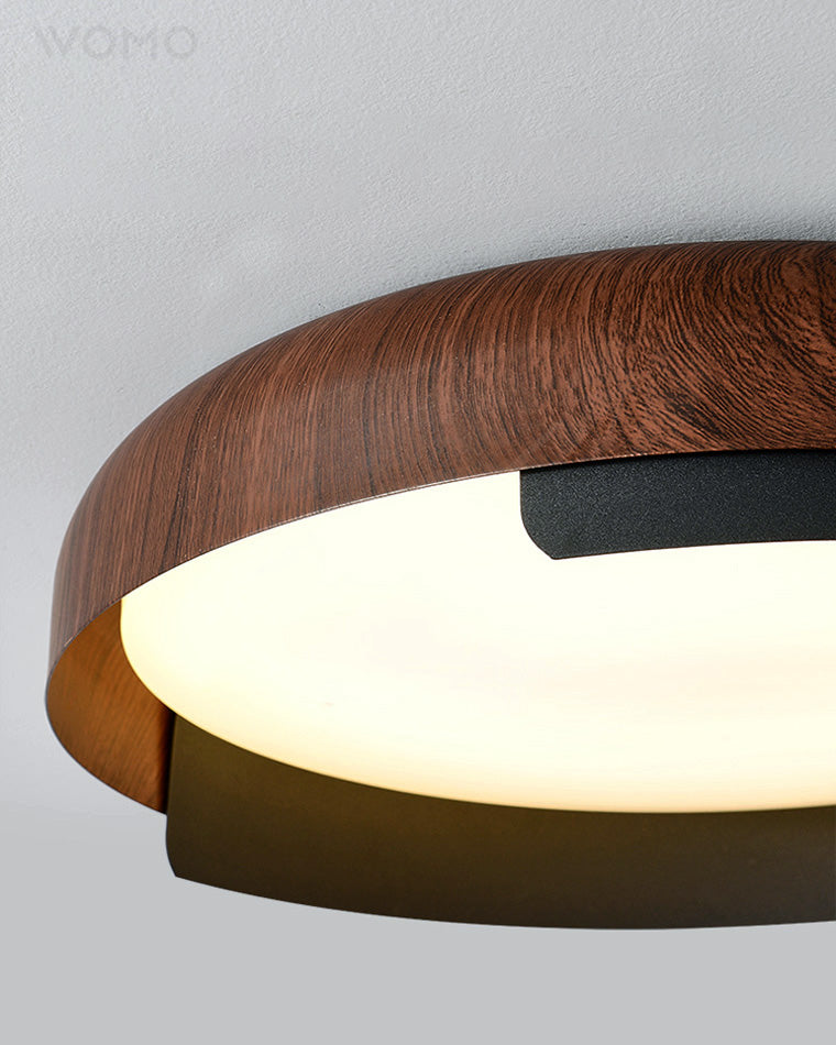 WalnutGlow Ceiling Light