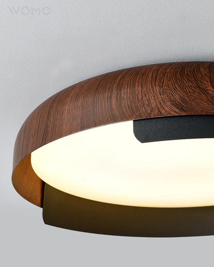 WalnutGlow Ceiling Light