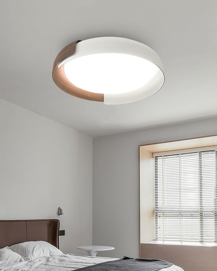 WalnutGlow Ceiling Light