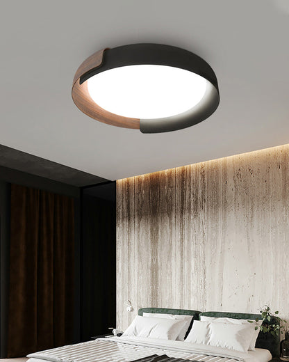 WalnutGlow Ceiling Light