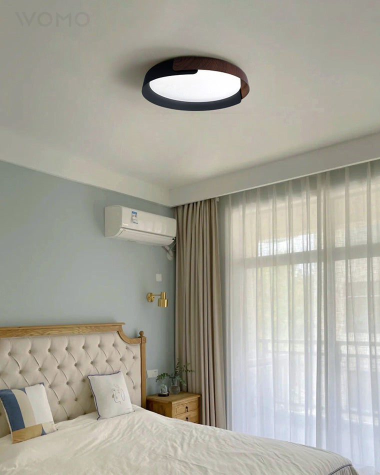 WalnutGlow Ceiling Light