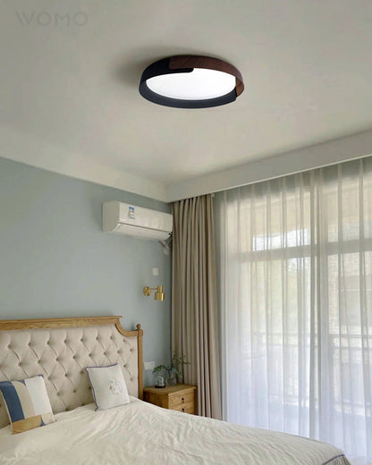 WalnutGlow Ceiling Light