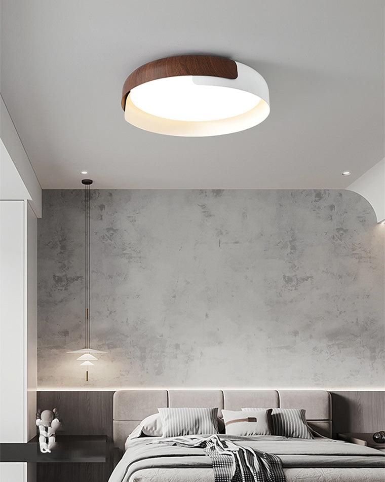 WalnutGlow Ceiling Light