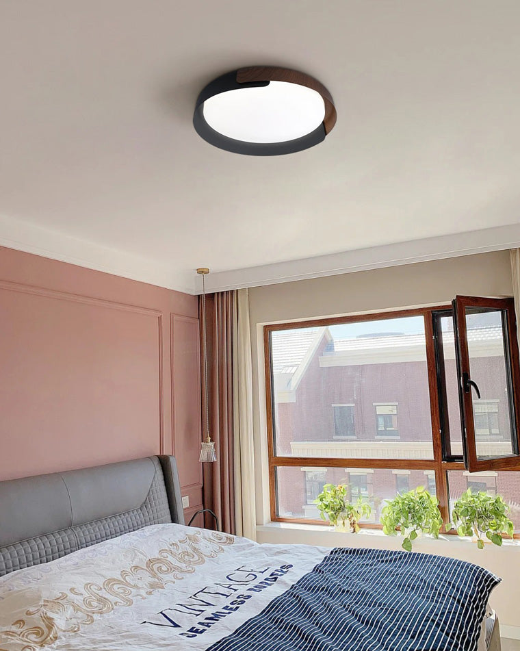WalnutGlow Ceiling Light