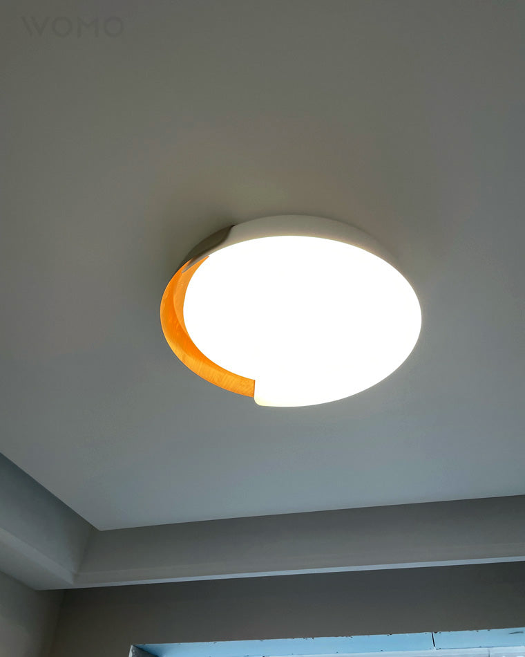 WalnutGlow Ceiling Light