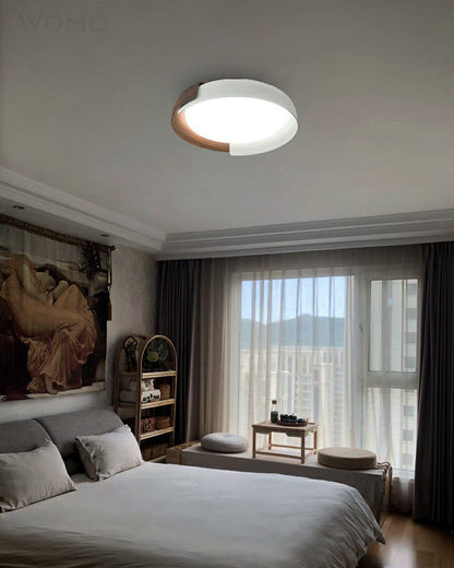 WalnutGlow Ceiling Light