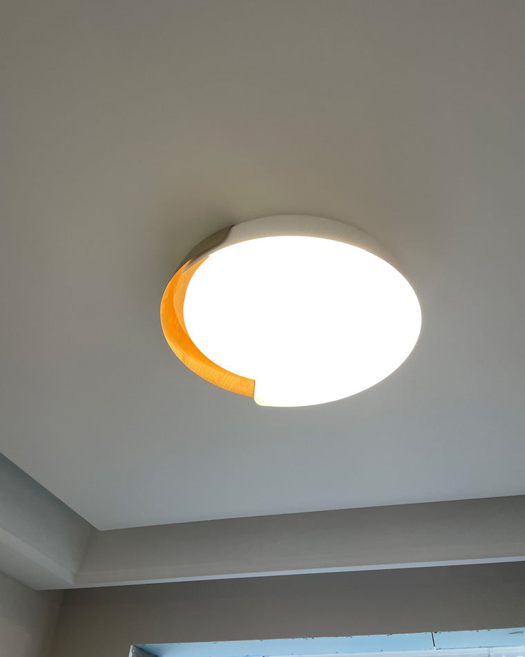 WalnutGlow Ceiling Light