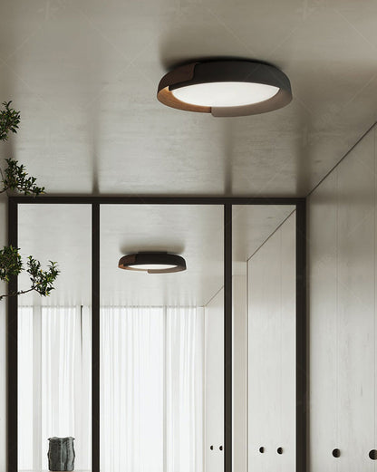 WalnutGlow Ceiling Light