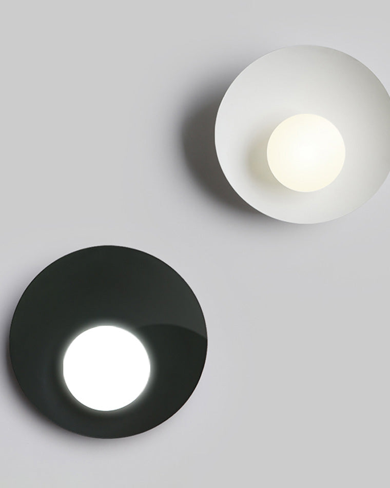 Asymmetrical Frosted Glass Globe Ceiling Light