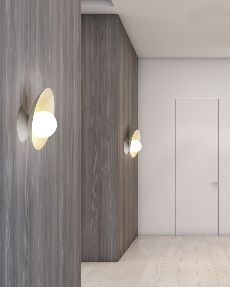Asymmetrical Frosted Glass Globe Ceiling Light