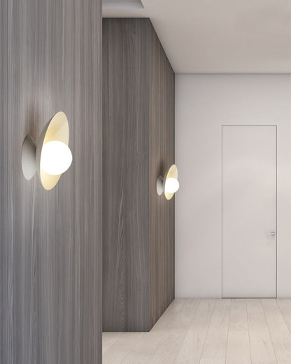 Asymmetrical Frosted Glass Globe Ceiling Light