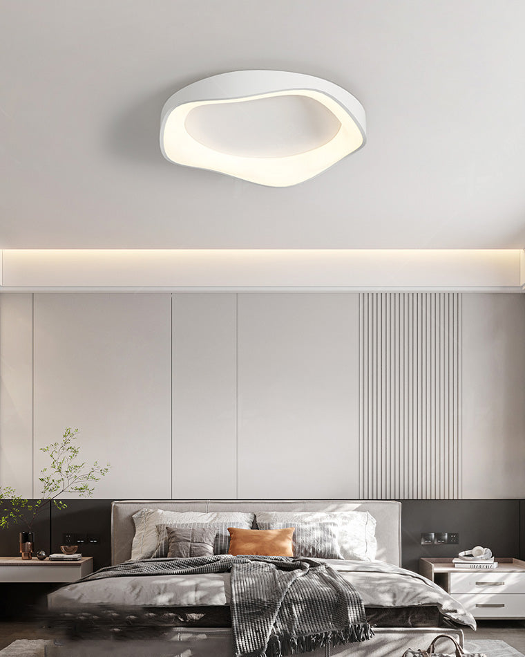 Modern Round Wavy Ceiling Light