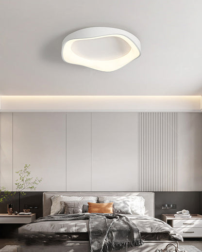 Modern Round Wavy Ceiling Light