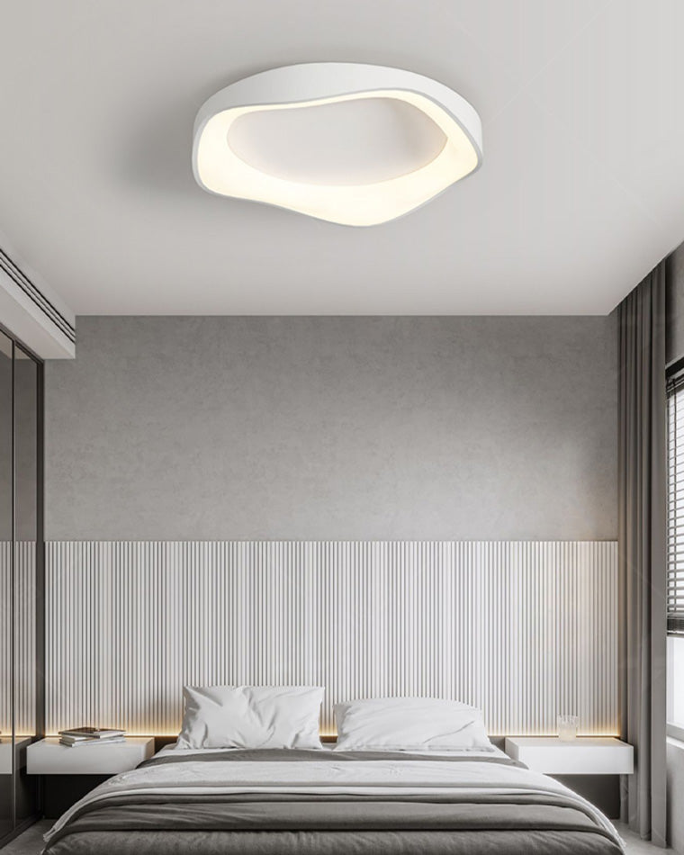 Modern Round Wavy Ceiling Light