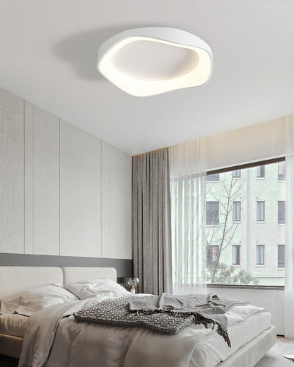 Modern Round Wavy Ceiling Light