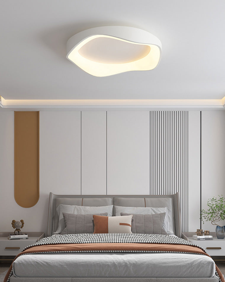 Modern Round Wavy Ceiling Light