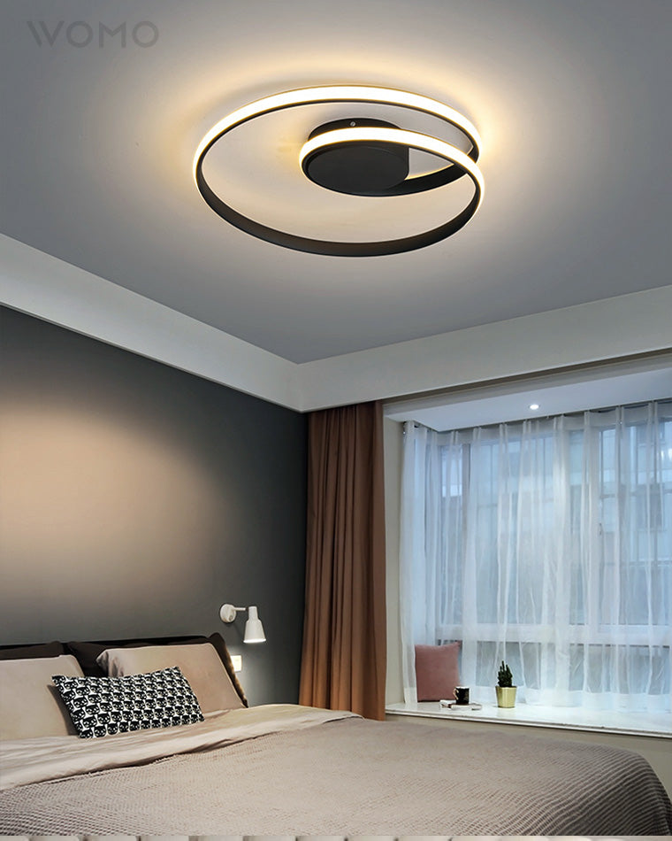 Dimmable LED Spiral Ceiling Light