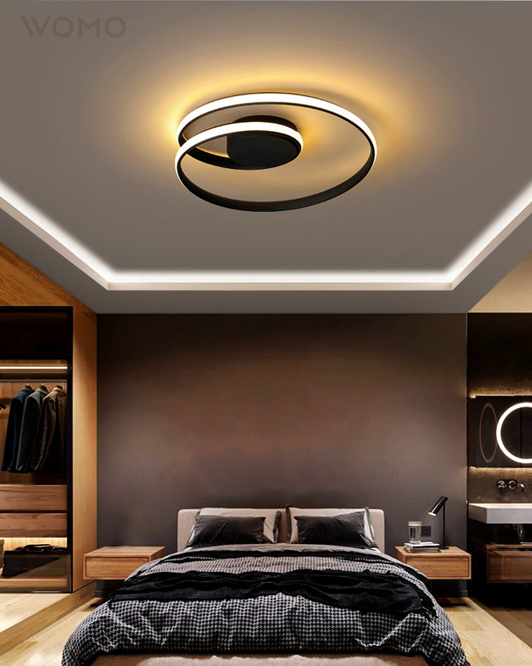 Dimmable LED Spiral Ceiling Light