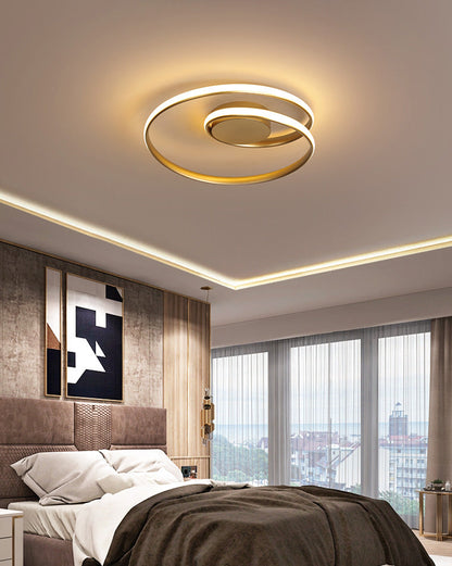 Dimmable LED Spiral Ceiling Light