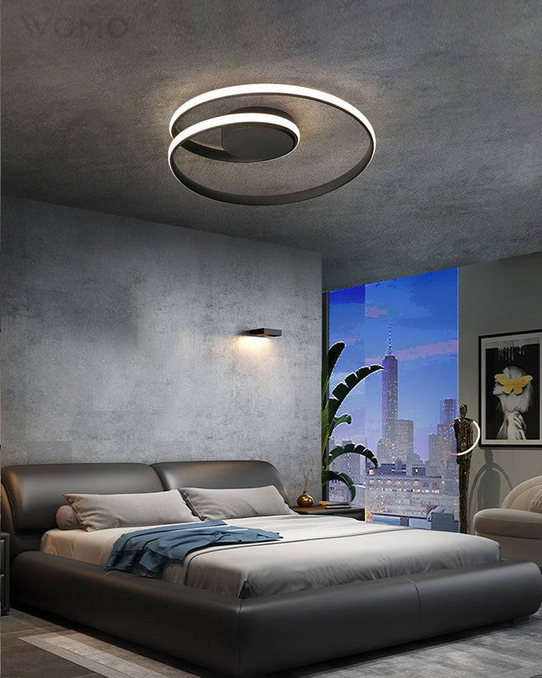 Dimmable LED Spiral Ceiling Light