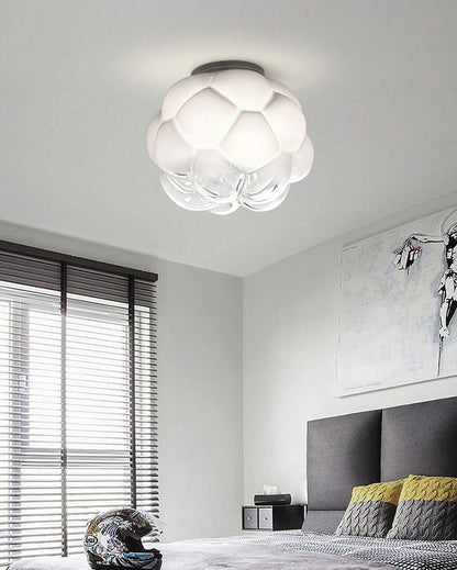 Cloud Ceiling Light in Blown Glass