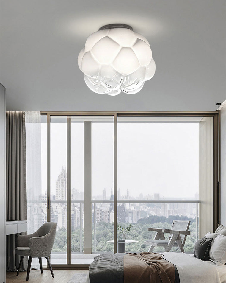 Cloud Ceiling Light in Blown Glass