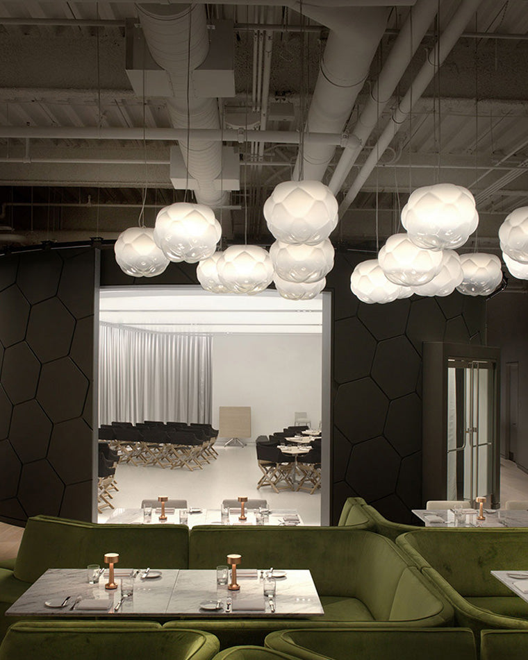 Cloud Ceiling Light in Blown Glass