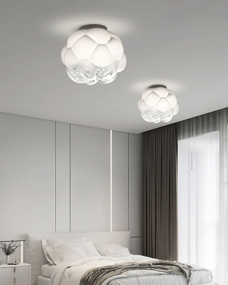 Cloud Ceiling Light in Blown Glass