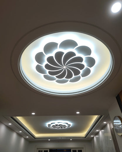 Dimmable Flower Design Ceiling Light