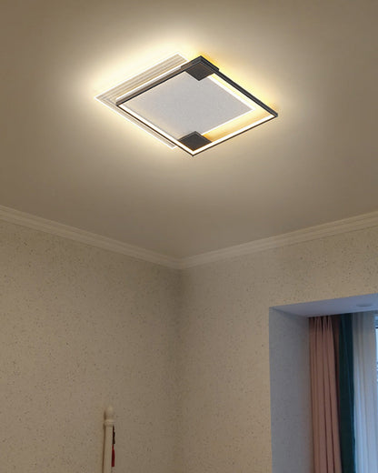 Flat Profile Geometric Recessed Ceiling Light