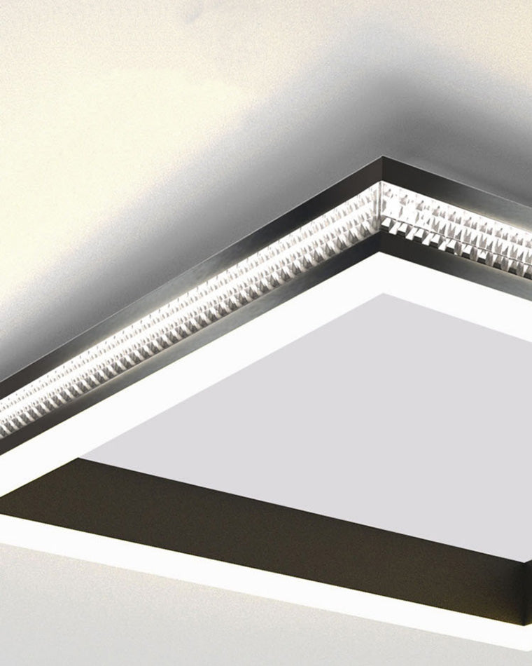 Black Square or Round LED Ceiling Light