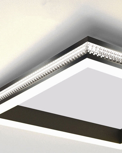 Black Square or Round LED Ceiling Light
