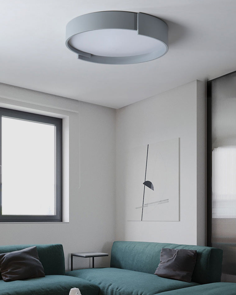 Plafonnier Rond Asymétrique Moderne