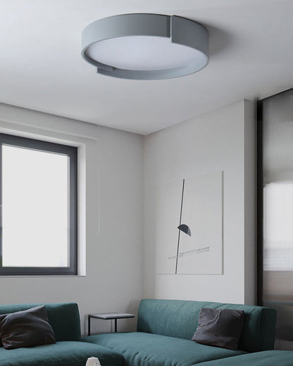 Plafonnier Rond Asymétrique Moderne