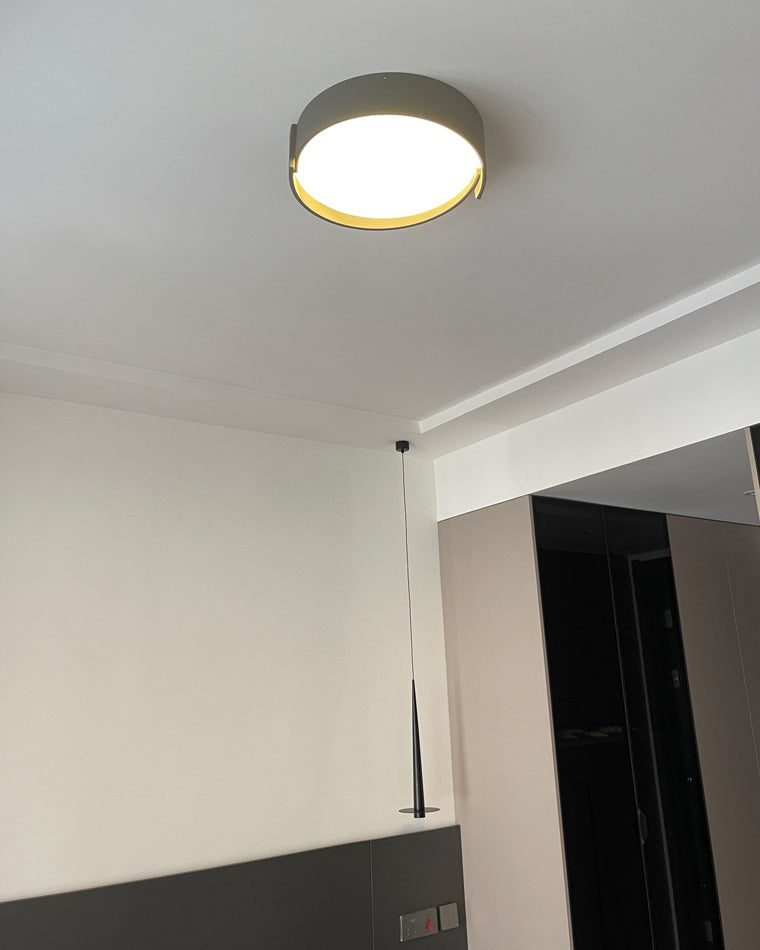 Plafonnier Rond Asymétrique Moderne