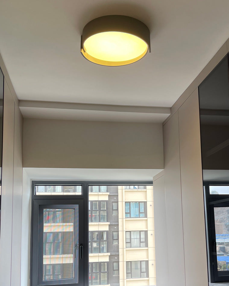 Plafonnier Rond Asymétrique Moderne