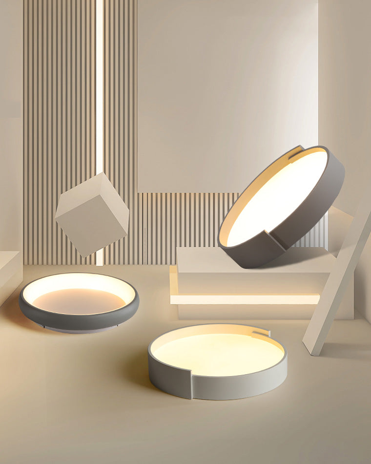 Plafonnier Rond Asymétrique Moderne