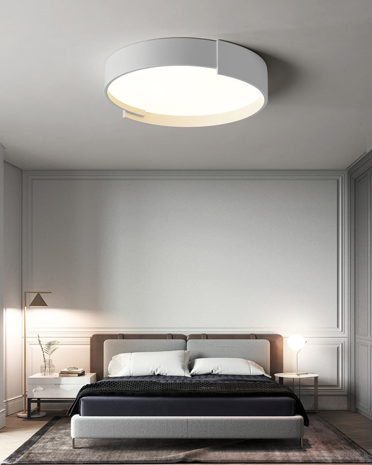 Plafonnier Rond Asymétrique Moderne
