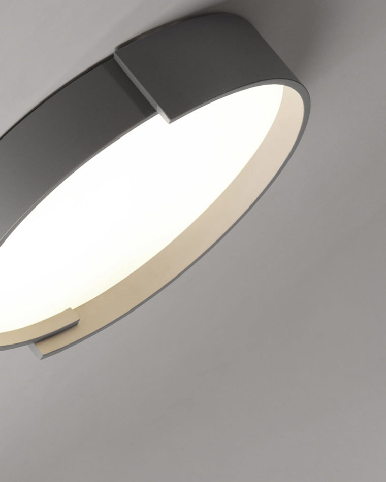 Plafonnier Rond Asymétrique Moderne
