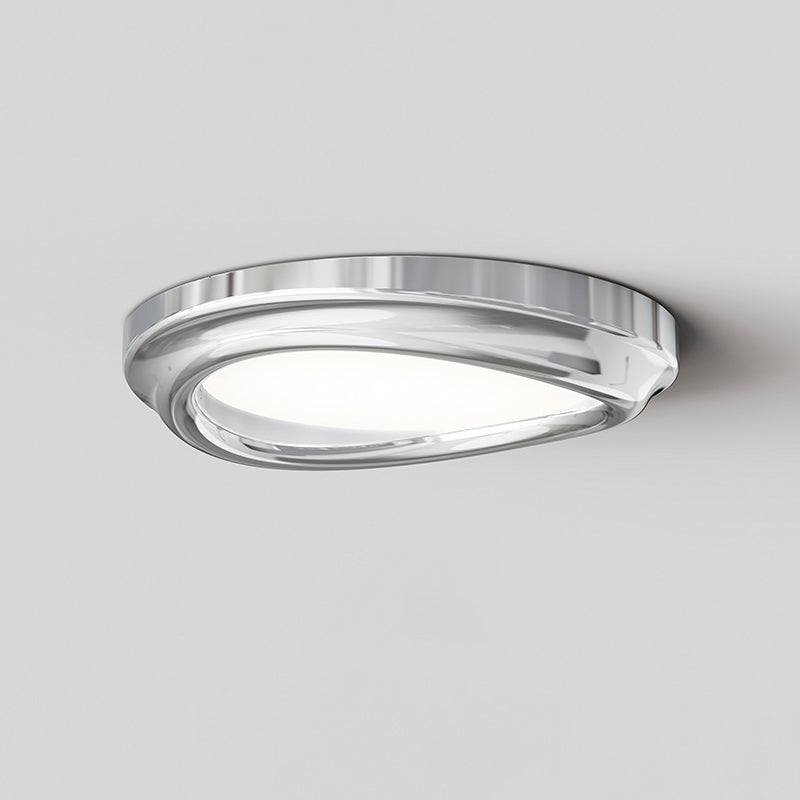 Round Chrome Ceiling Light