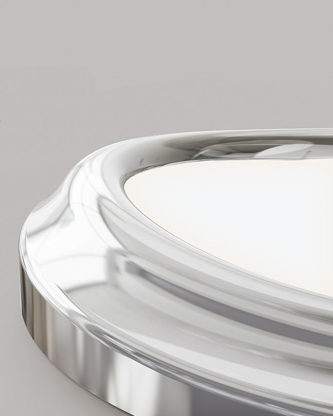 Round Chrome Ceiling Light