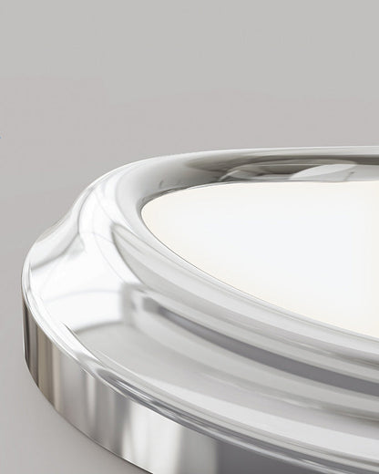Round Chrome Ceiling Light