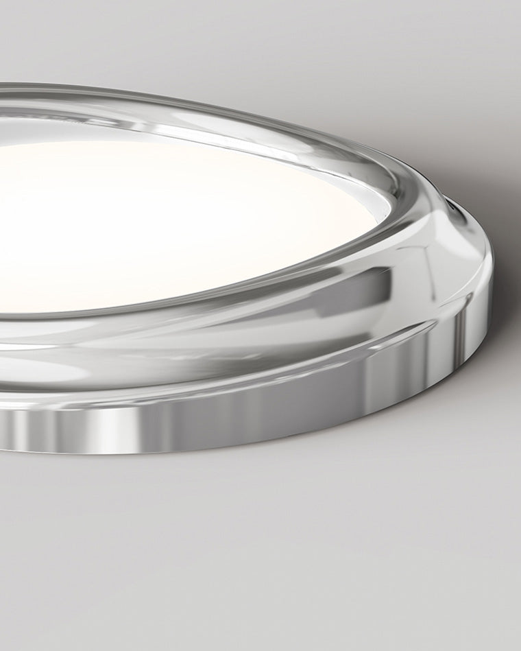 Round Chrome Ceiling Light